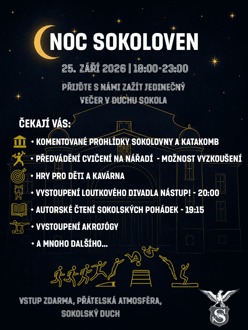 Noc sokoloven 25.9.2026